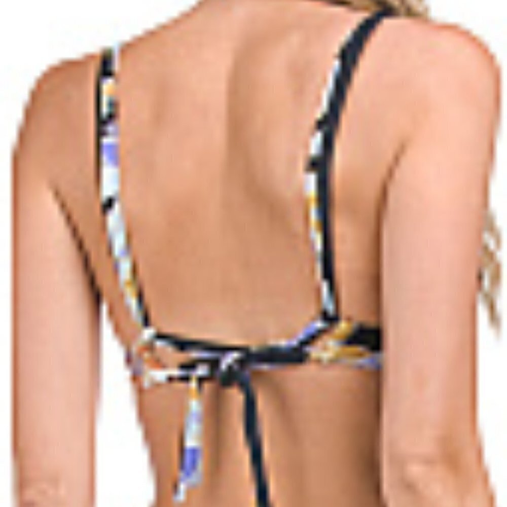 LSPACE Printed Camellia Bikini Top - Picture 9 of 9